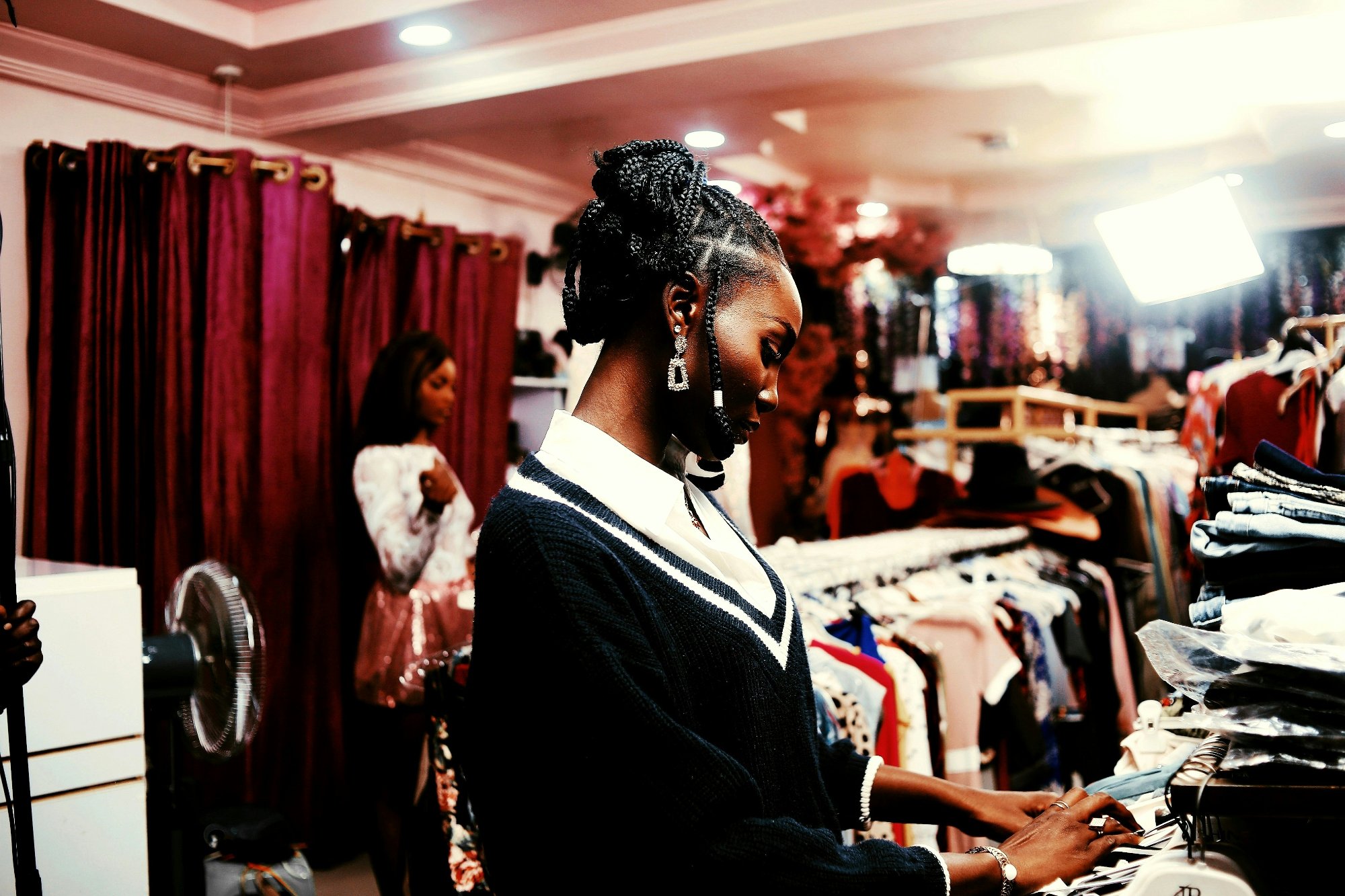 Lagos thrift fashion scene